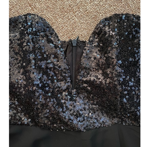 NEW TOBI BLACK SEQUIN DRESS - Picture 4 of 6